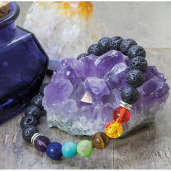 ♥ Pulsera Piedras Volcanicas Boda