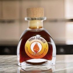 ♥ Botella Licor Vodka Caramelo 50ML Boda