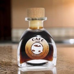 ♥ Botella Licor Café 50ML Boda