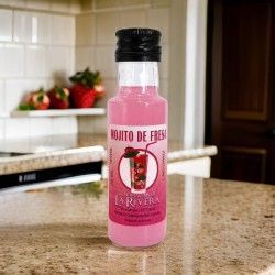 ♥ Botella Licor Mojito de Fresa 25ML Boda