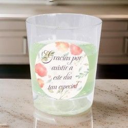 ♥ Vaso Chupito Gracias por Asistir Boda