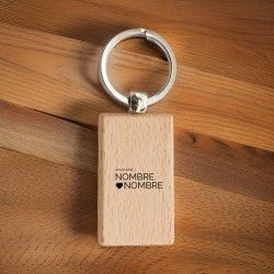 ♥ Llavero Madera Yana Boda Personalizado