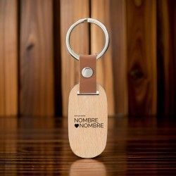 ♥ Llavero Madera Miwok Boda Personalizado