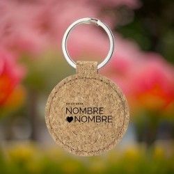 ♥ Llavero Corcho Boda Personalizado