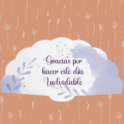 ♥ Abanico Gracias Boda