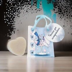 ♥ Jabón Corazón en Bolsa Boda