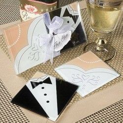 ♥ Posavasos Novios Boda