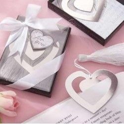 ♥ Punto de Libro Corazón Elegante Boda