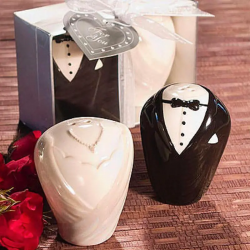 ♥ Salero y Pimentero Novios Boda