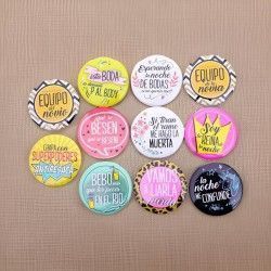 ♥ Chapas Frases Wedding Boda