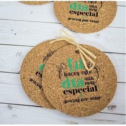 ♥ Posavasos Frase Agradecimiento Boda