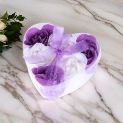 ♥ Flores de Jabón Corazón Boda