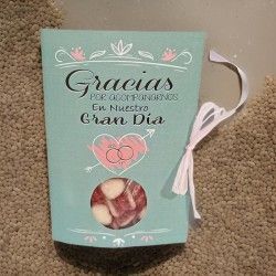 ♥ Tarjeta Chuches Gracias Boda