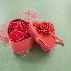 ♥ Estuche Rosas Heart Boda