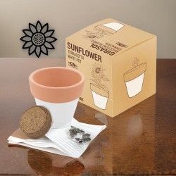 ♥ Maceta Terracota Girasol Boda