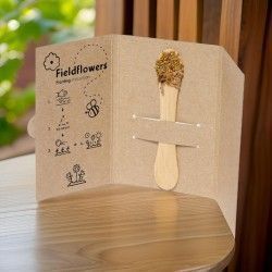 ♥ Tarjeta Stick Semillas Flores Silvestres Boda
