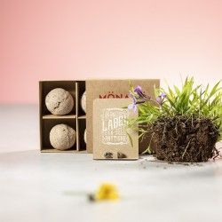 ♥ Capsula Semillas Flores Silvestres Boda