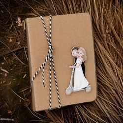 ♥ Libreta Novios Patinete Boda