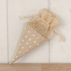 ♥ Cono Bolsa Corazones Boda