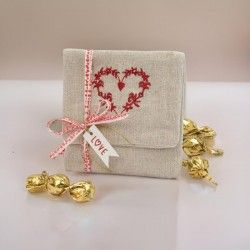 ♥ Guardatodo 4 Crokis Corazón Rojo Boda