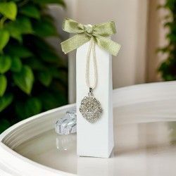 ♥ Estuche Colgante Strass 2 Bombones Boda