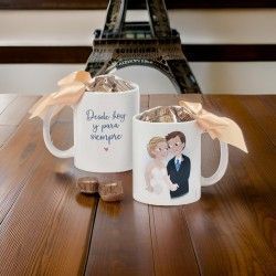 ♥ Taza Desde Hoy y Para Siempre Boda