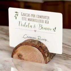 ♥ Tronco de Madera Marcasitios Boda
