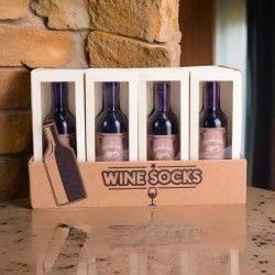 ♥ Calcetin Botella de Vino Boda